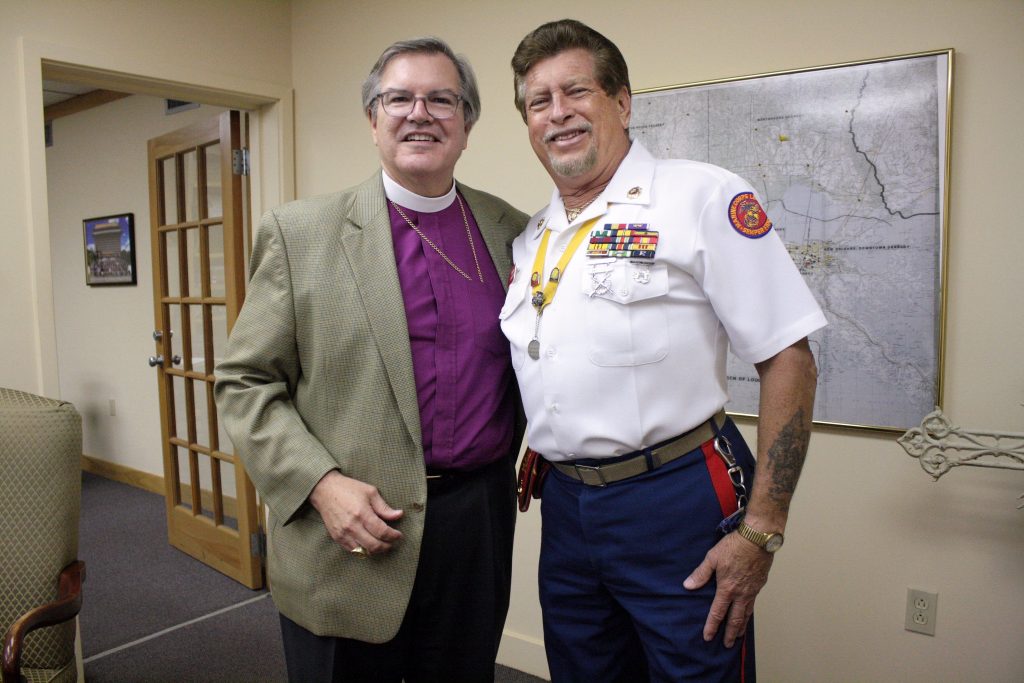 Bishop with Dennis Bergeron