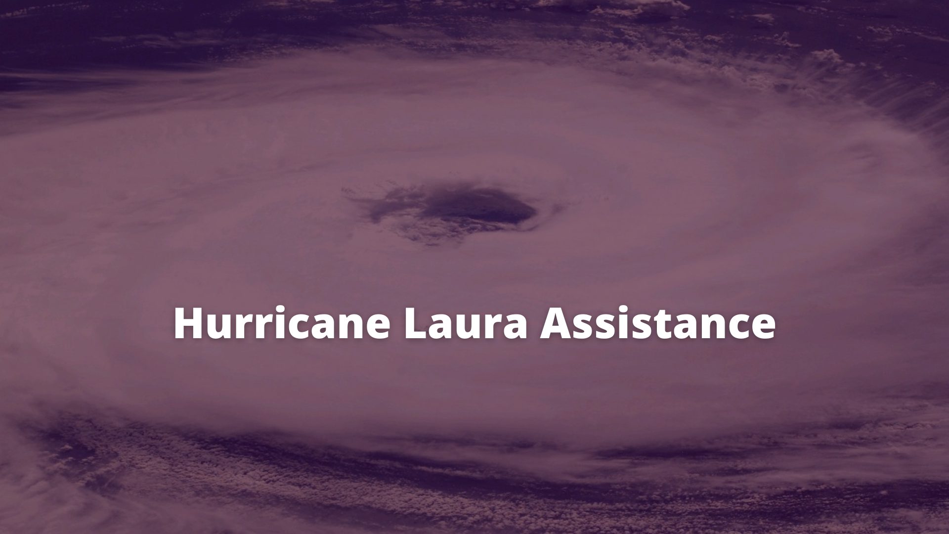 Hurricane Laura Assistance