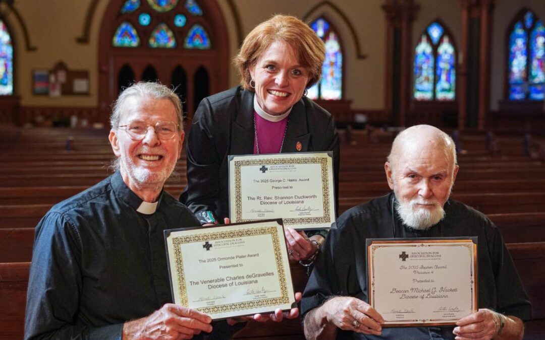 Bishop Duckworth and Deacons Receive Awards at AED Triennial Conference
